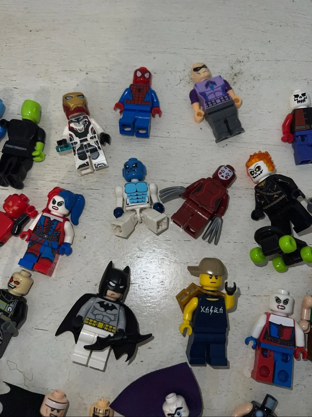 Huge lot Lego Marvel DC Superheroes mini figures